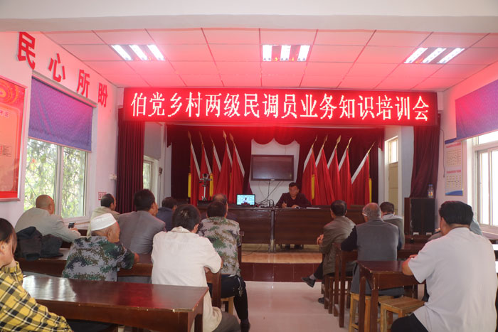 伯黨鄉(xiāng)召開鄉(xiāng)村兩級(jí)民調(diào)員業(yè)務(wù)知識(shí)培訓(xùn)會(huì) 伯黨鄉(xiāng)召開鄉(xiāng)村兩級(jí)民調(diào)員業(yè)務(wù)知識(shí)培訓(xùn)會(huì)