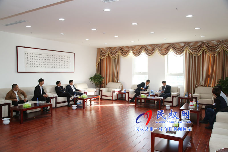 縣委副書記、縣長張團結(jié)會見參加冷博會投資客商