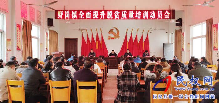 野崗鎮(zhèn)召開全面提升脫貧質(zhì)量培訓(xùn)動員會