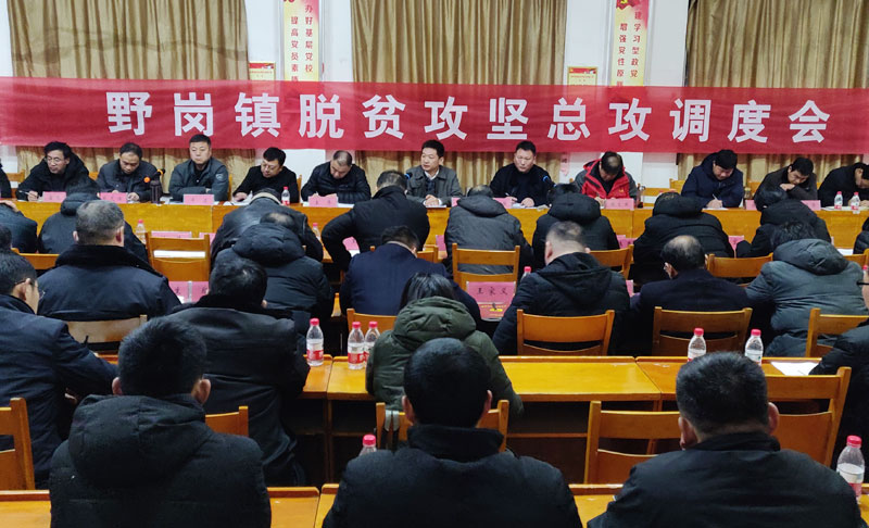 縣委常委、縣委辦公室主任孟亞松出席野崗鎮(zhèn)脫貧攻堅總攻調(diào)度會