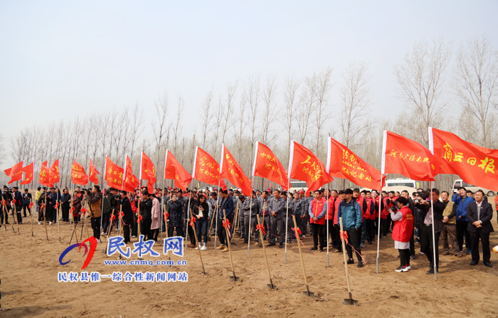 共植媒體林 同迎故道春——省委常委、宣傳部長江凌蒞民植新綠、造“媒林”