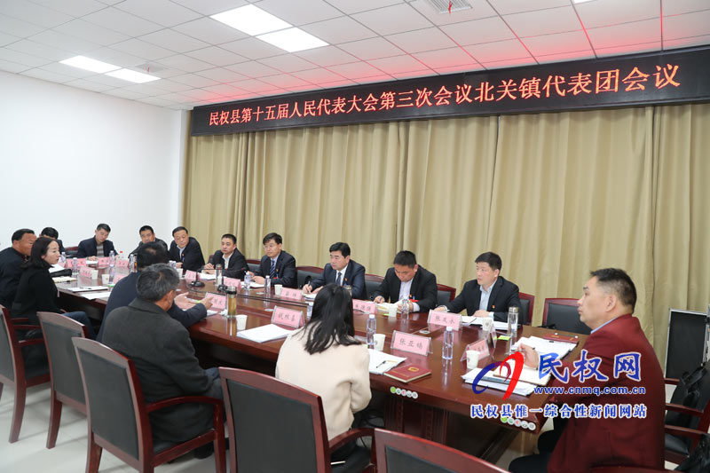 縣委副書記、縣長張團結(jié)參加北關(guān)、南華代表團審議