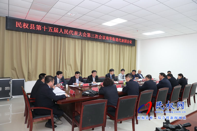 縣委副書記、縣長張團結(jié)參加北關(guān)、南華代表團審議