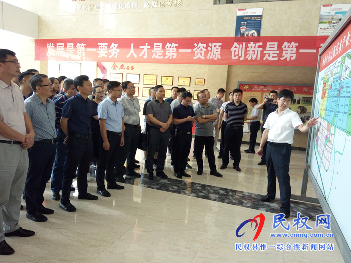 湖北省宜昌市考察團蒞臨我縣參觀考察