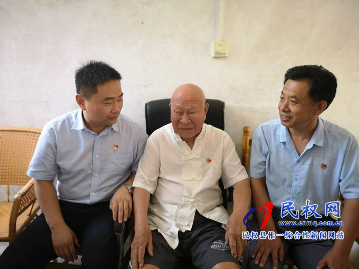 我縣開展“七一”走訪慰問抗戰(zhàn)老干部