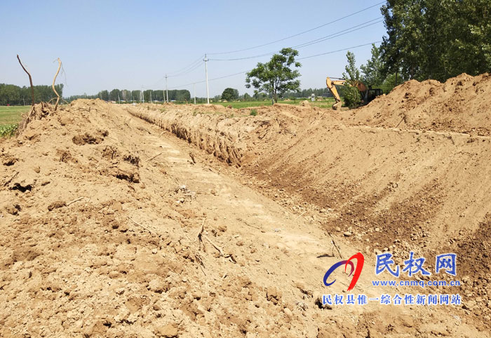 野崗鎮(zhèn)孟莊村挖出一條民生溝、幸福溝