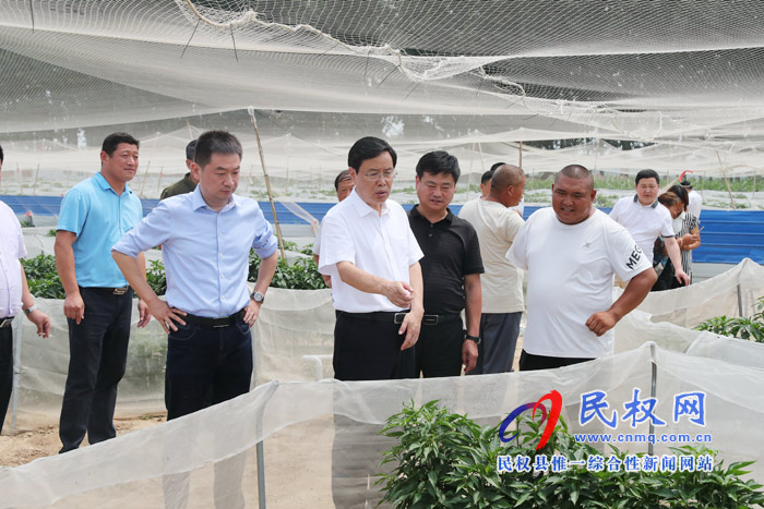 市人大常委會副主任、民權縣委書記姬脈常到白云寺鎮(zhèn)開展“三·五”基層工作日活動
