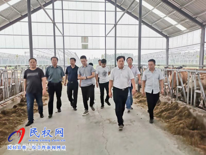省畜牧局畜牧處處長高永革調(diào)研民權畜牧業(yè)