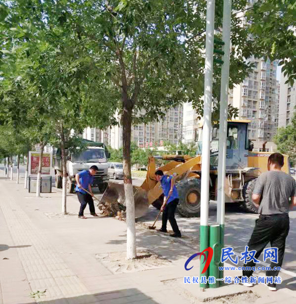 民權縣城市管理局：開展人行道清障綜合整治