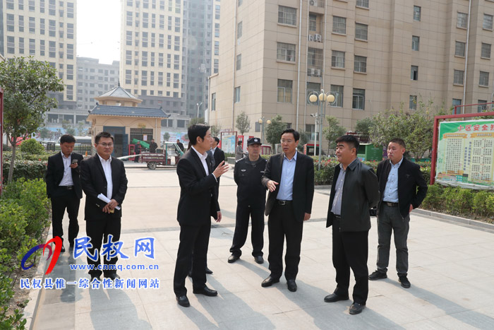 市人大常委會副主任、縣委書記姬脈常督導(dǎo)省級文明城創(chuàng)建工作