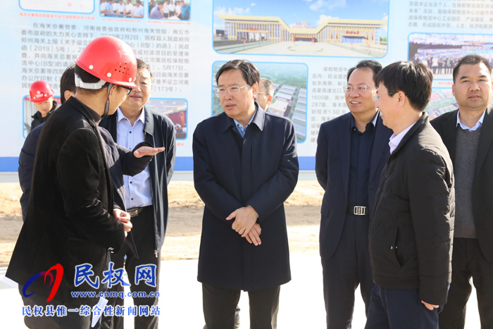 市人大常委會副主任、縣委書記姬脈常調(diào)研我縣部分重點民生工程建設(shè)和管理情況