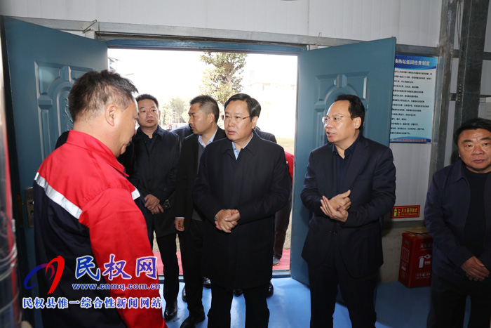 市人大常委會副主任、縣委書記姬脈常調(diào)研我縣部分重點民生工程建設(shè)和管理情況