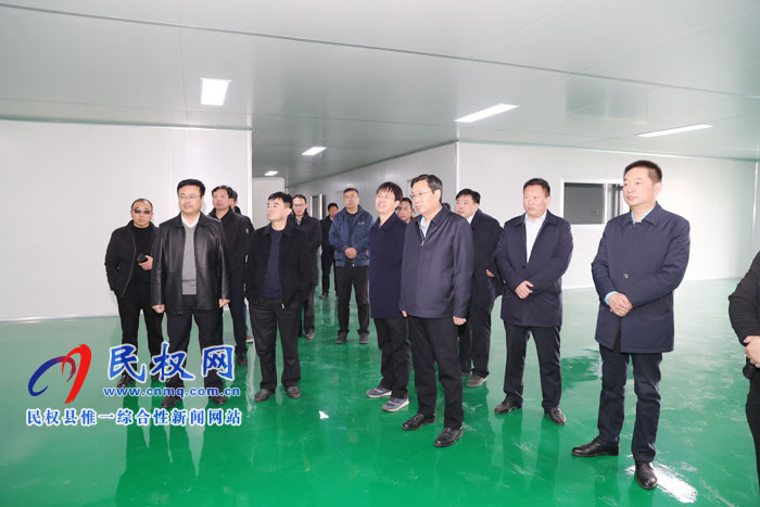 市人大常委會(huì)副主任、縣委書記姬脈常調(diào)研項(xiàng)目建設(shè)進(jìn)展情況