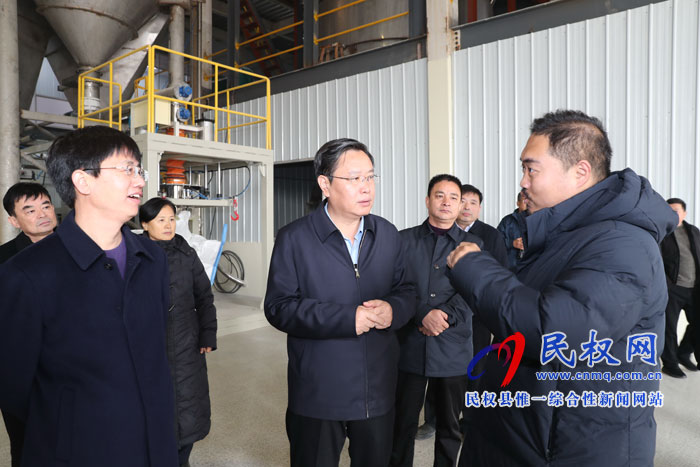 市人大常委會(huì)副主任、縣委書記姬脈常調(diào)研項(xiàng)目建設(shè)進(jìn)展情況