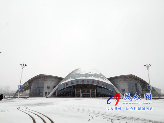 圖說|河南民權(quán)：2020年的第一場雪，太美了吧!