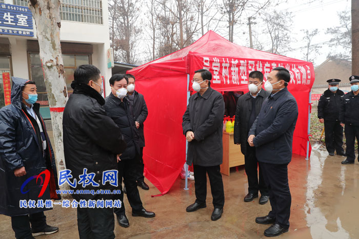 市人大常委會(huì)副主任、縣委書記姬脈常調(diào)研新型冠狀病毒感染的肺炎疫情防控點(diǎn)工作
