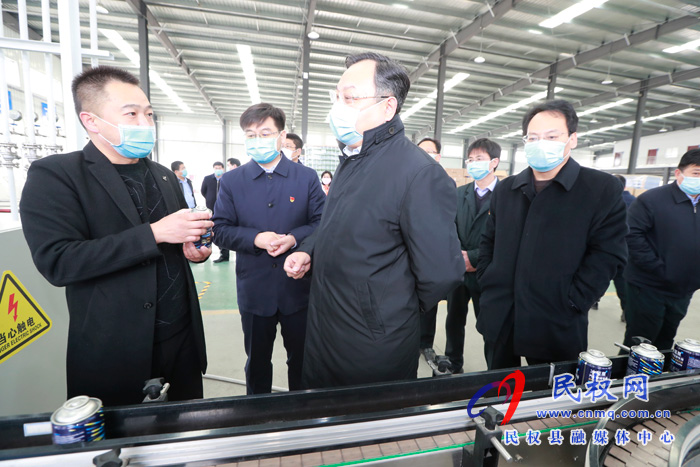 市委常委、常務副市長吳祖明調(diào)研我縣企業(yè)復工復產(chǎn)情況