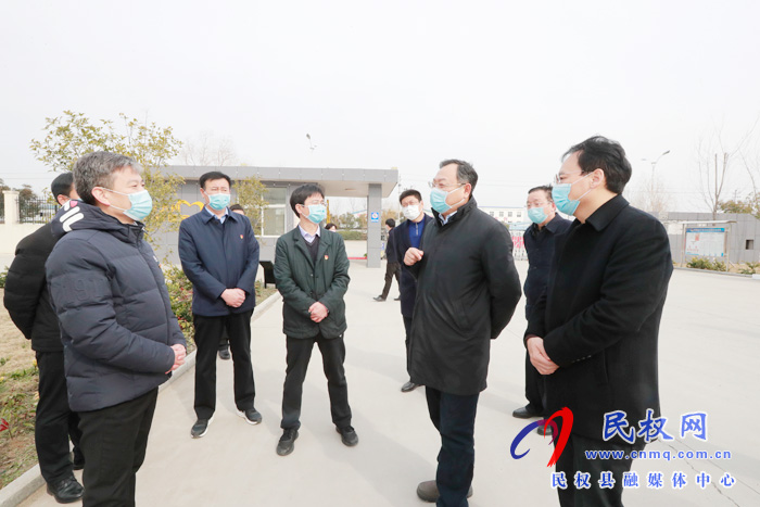 市委常委、常務副市長吳祖明調(diào)研我縣企業(yè)復工復產(chǎn)情況