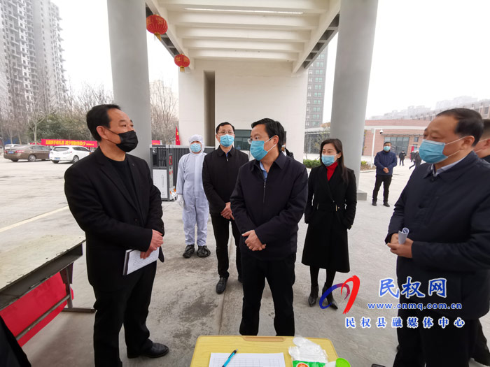 市人大常委會副主任、縣委書記姬脈常深入學校調(diào)研教育系統(tǒng)疫情防控工作開展情況