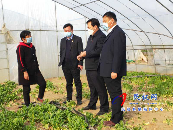 縣委常委、政法委書記、副縣長孟祥亮到龍?zhí)伶?zhèn)督導疫情防控和扶貧產業(yè)項目建設情況