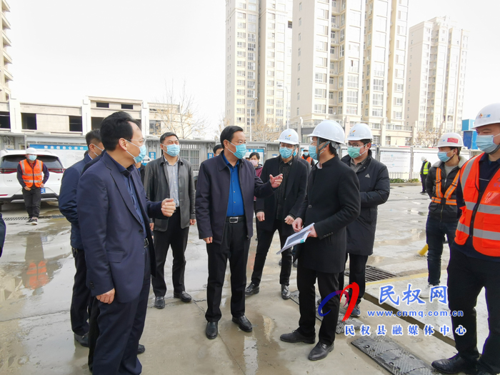 市人大常委會副主任、縣委書記姬脈常調(diào)研我縣城建項目建設(shè)情況