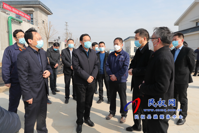 市人大常委會副主任、縣委書記姬脈常調(diào)研我縣城建項目建設(shè)情況