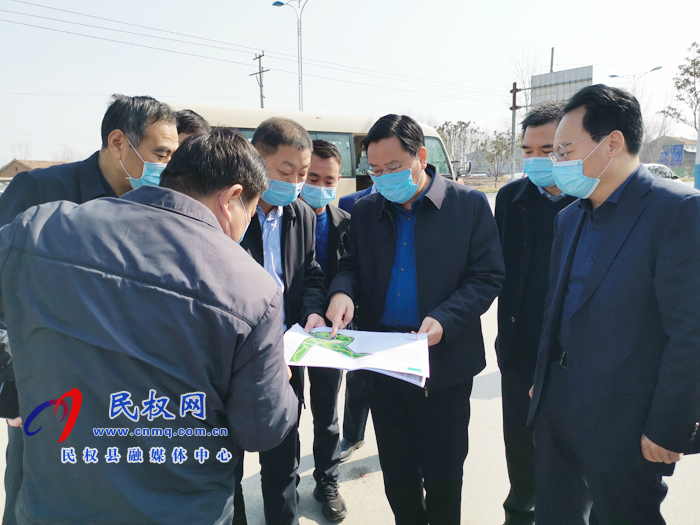 市人大常委會副主任、縣委書記姬脈常調(diào)研我縣城建項目建設(shè)情況