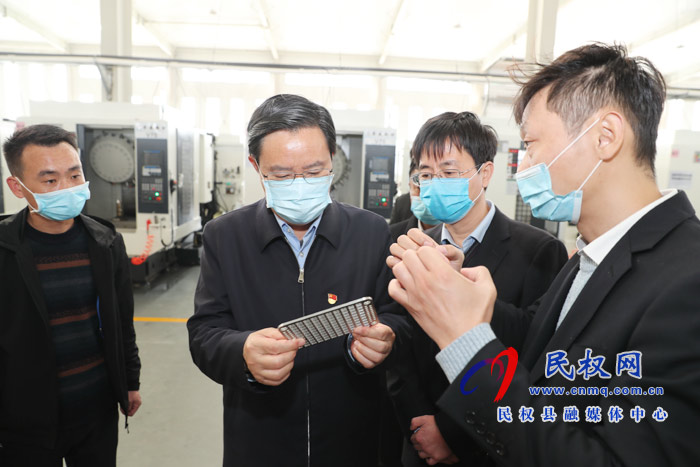 市人大常委會副主任、縣委書記姬脈常開展走訪服務(wù)工業(yè)企業(yè)活動