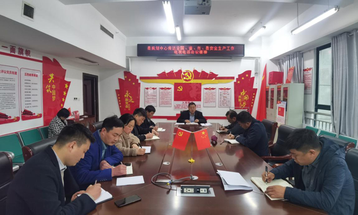 縣規(guī)劃中心傳達貫徹全國、省、市、縣安全生產(chǎn)電視電話會議精神