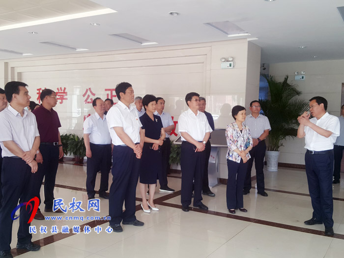 新鄉(xiāng)市人大常委會(huì)黨組書記、主任王樂(lè)新一行蒞民考察縣域經(jīng)濟(jì)和優(yōu)化營(yíng)商環(huán)境工作