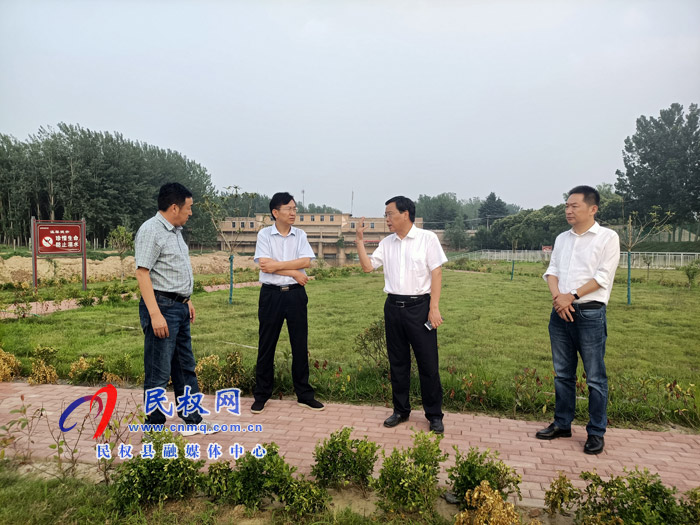 市人大常委會副主任、縣委書記姬脈常調(diào)研指導(dǎo)我縣河長制工作