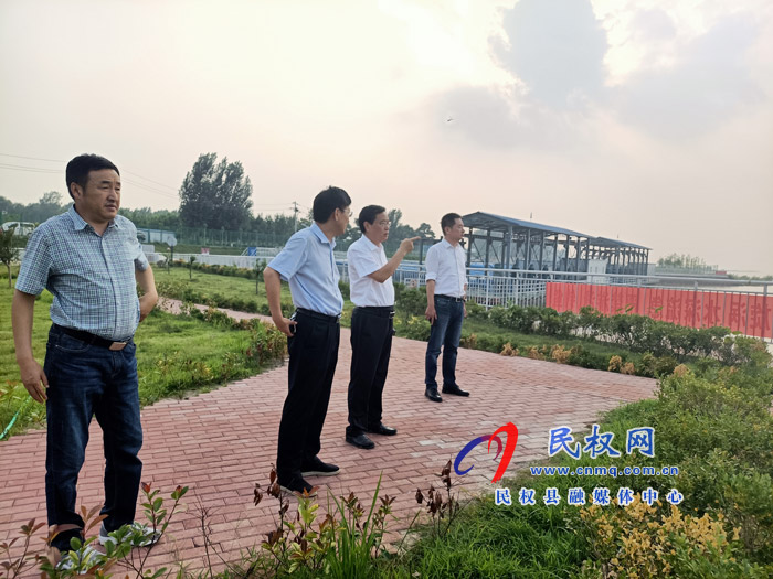 市人大常委會副主任、縣委書記姬脈常調(diào)研指導(dǎo)我縣河長制工作