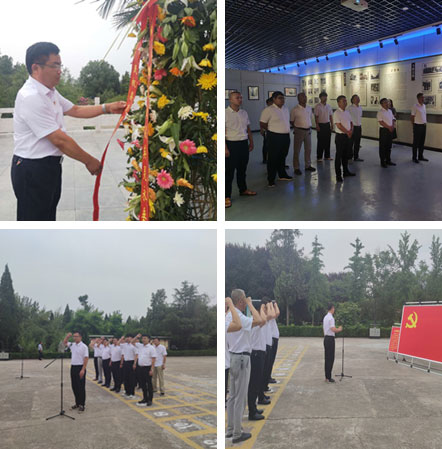 民權(quán)縣退役軍人事務(wù)局開(kāi)展迎“七一”祭掃烈士墓活動(dòng)
