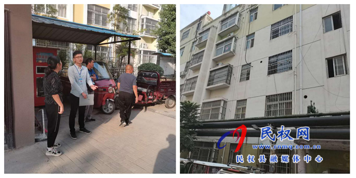 民權(quán)12345：小區(qū)電線雜亂無章，市民求助“12345”現(xiàn)場(chǎng)協(xié)助梳理