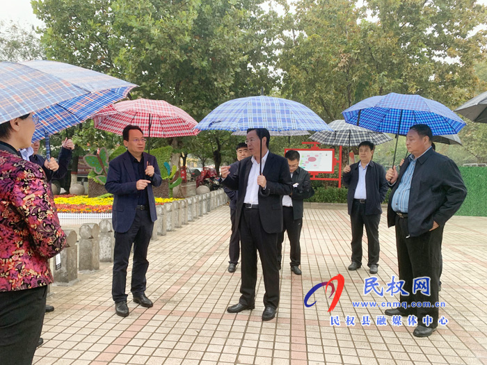市人大常委會副主任、縣委書記姬脈常調(diào)研我縣文明城創(chuàng)建工作