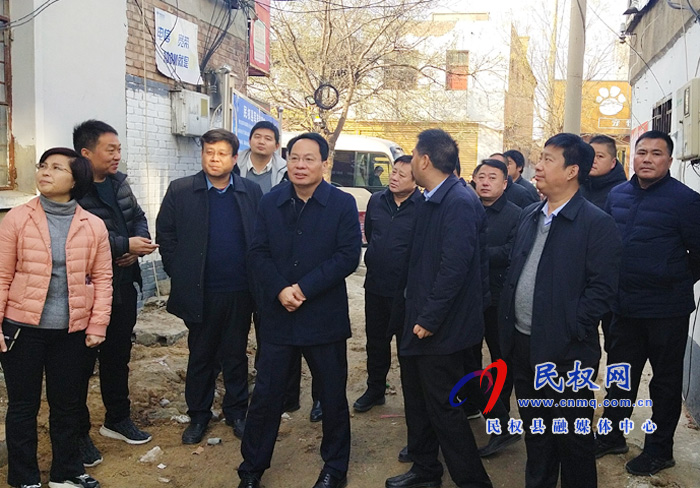 縣委常委、常務副縣長李啟峰調(diào)研指導我縣老舊小區(qū)改造和安全生產(chǎn)工作