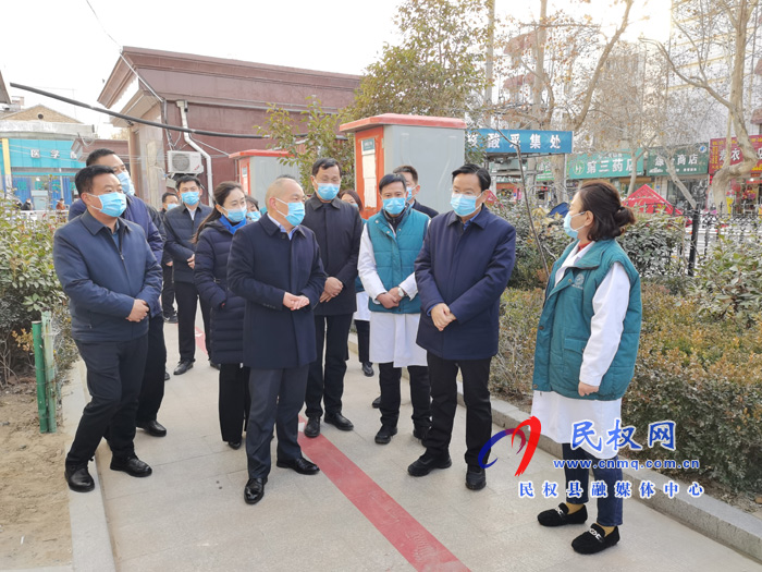 市人大常委會(huì)副主任、縣委書(shū)記姬脈常調(diào)研疫情防控工作