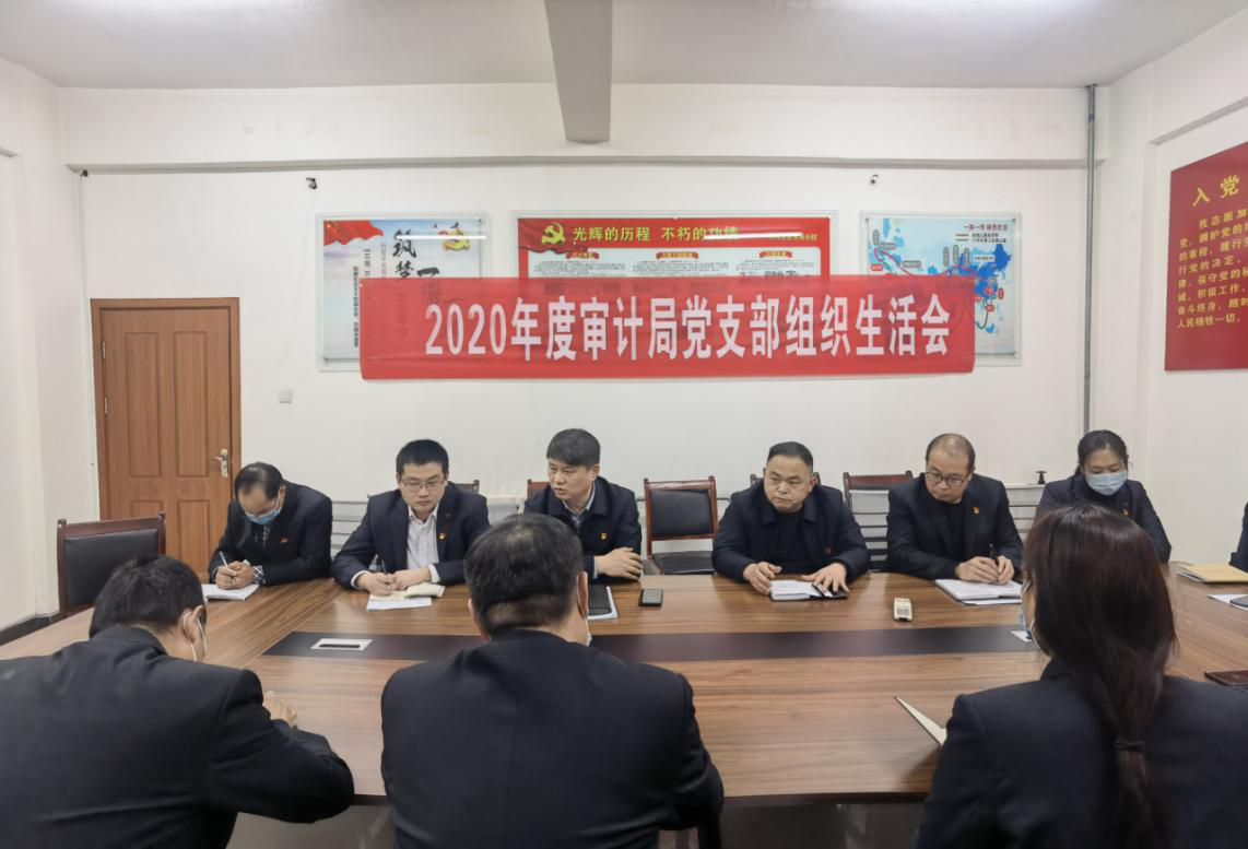 縣審計局:召開2020年度審計局黨支部組織生活會 縣審計局:召開2020年度審計局黨支部組織生活會