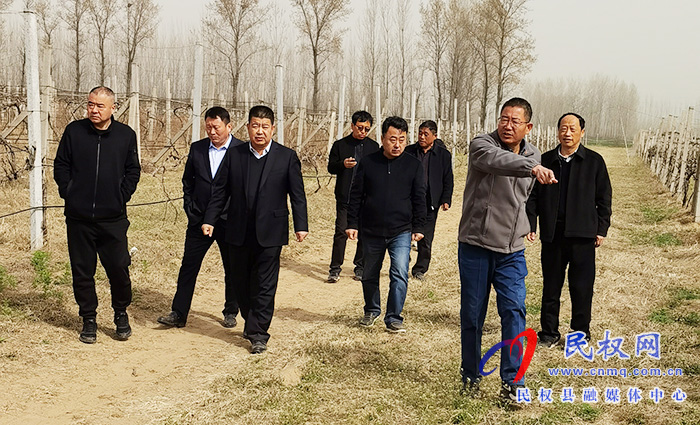 副縣長(zhǎng)張士彬、縣總工會(huì)主席瞿志君到野崗鎮(zhèn)、人和鎮(zhèn)調(diào)研葡萄酒基地建設(shè)發(fā)展情況