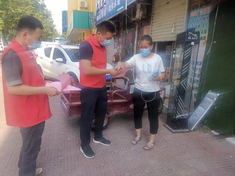 民權(quán)縣住建局志愿服務(wù)隊(duì)投身疫情防控第一線