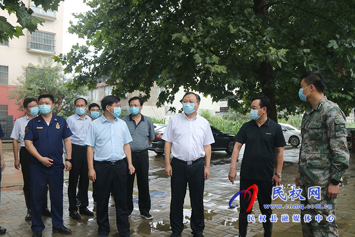 市委常委、常務副市長吳祖明到民督導檢查基層應急管理體系和能力建設工作