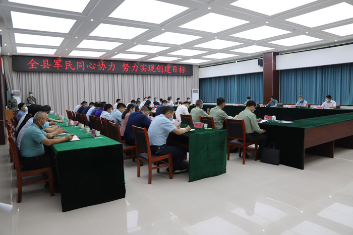 省雙擁模范城創(chuàng)建工作調(diào)研考評組對我縣創(chuàng)建工作進(jìn)行考評