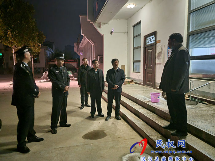 縣委常委、政法委書記陳鴻志督導(dǎo)檢查大走訪、大巡防和安全信訪穩(wěn)定工作