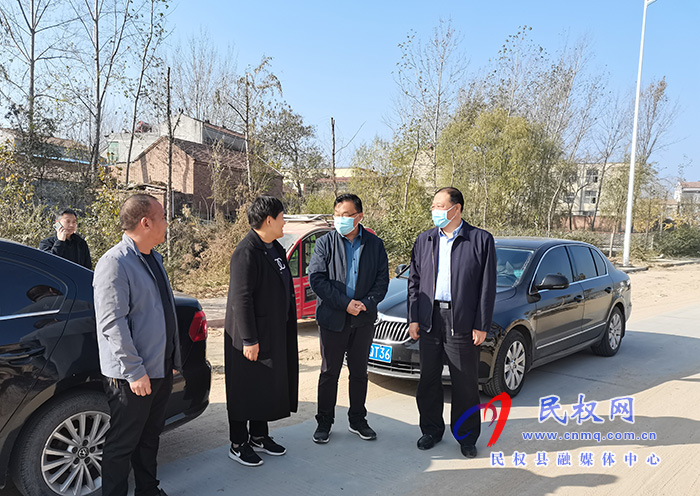 縣委常委、宣傳部長、副縣長畢道喜督導(dǎo)重點民生實事項目建設(shè)情況
