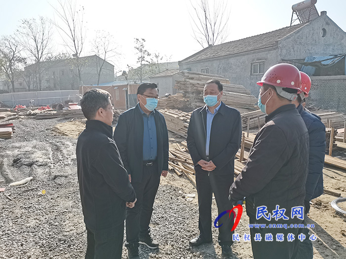 縣委常委、宣傳部長、副縣長畢道喜督導(dǎo)重點民生實事項目建設(shè)情況
