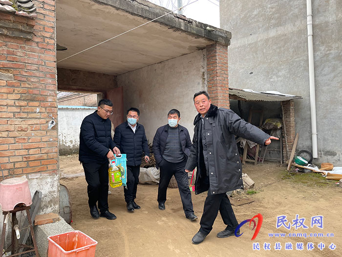 民權縣農業(yè)農村局深入幫扶村開展 “迎新春、送溫暖”走訪慰問活動