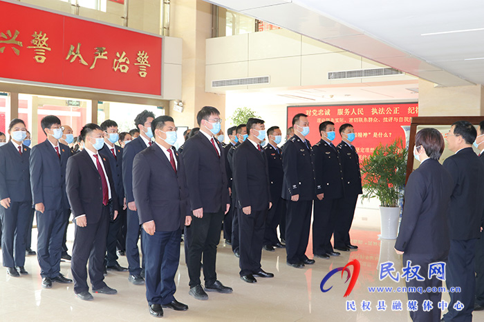民權(quán)縣人民檢察院、民權(quán)縣公安局“偵查監(jiān)督與協(xié)作配合辦公室”揭牌