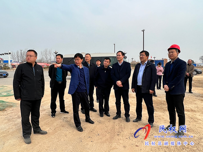 縣委常委、常務副縣長王景義調研重點項目建設工作