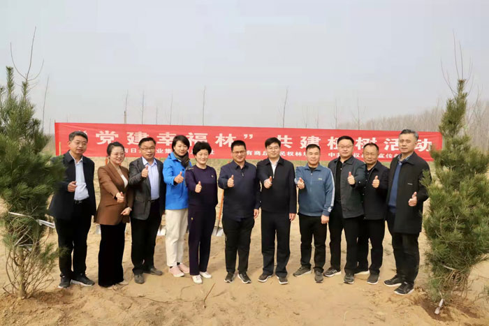 民權(quán)黃河故道添新綠，攜手共植“黨建幸福林”