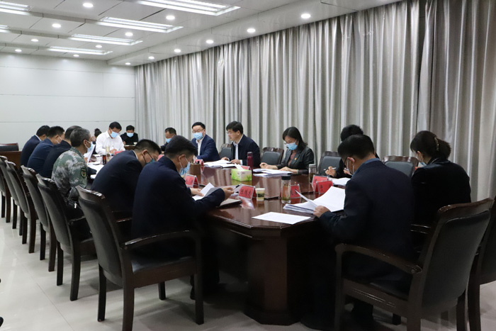 縣委書記張團(tuán)結(jié)主持召開中共民權(quán)縣第十三屆委員會常務(wù)委員會第22次會議